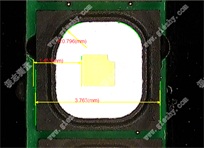 LED发光模块尺寸测量，位置度、直径通通完成|影像测量仪