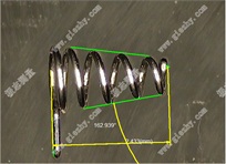 高精度测量弹簧实时画面（图例）